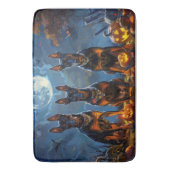 Tapis De Bain Doberman Halloween Épouvantable (devant Vertical)