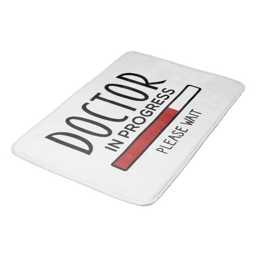 Tapis De Bain Docteur étudiant en médecine en cours (Angle)