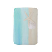 Tapis De Bain Dollar de l'océan Aquarelle (Devant (Vertical))