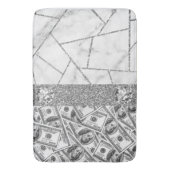 Tapis De Bain Dollars d'argent luxueux Parties scintillant intér (devant Vertical)