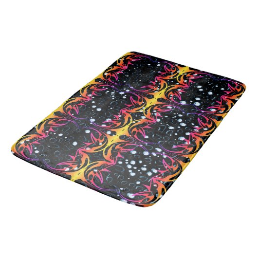 Tapis De Bain Dolphins d'Ocean Fun - Minuit Noir (Angle)