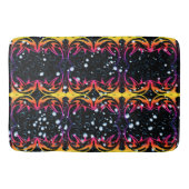 Tapis De Bain Dolphins d'Ocean Fun - Minuit Noir (Devant)