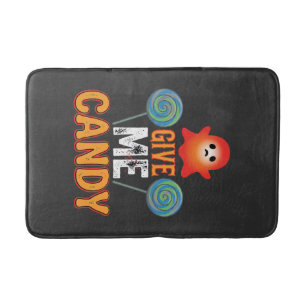 Tapis De Bain Donnez-moi des bonbons Halloween Fantôme_1