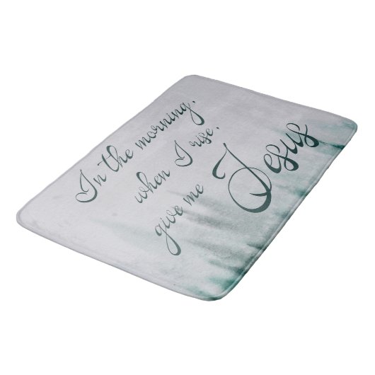 Tapis De Bain Donnez-moi Jésus Pine Tree (Angle)