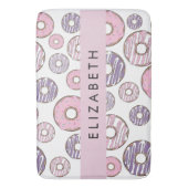 Tapis De Bain Donuts Roses, Donuts Violets, Saupoudrages, Votre (devant Vertical)