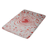 Tapis De Bain Doodle du coeur (Angle)