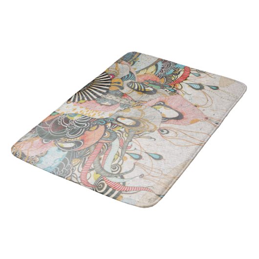 Tapis De Bain Doodling on the Language of Light (Angle)