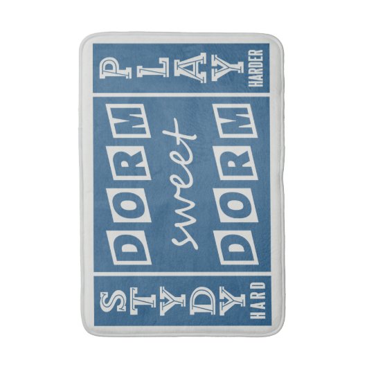 Tapis de bain "Dorm Sweet Dorm" (Devant (Vertical))