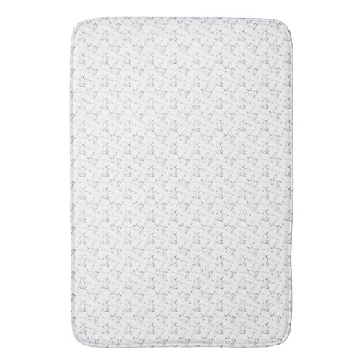 Tapis De Bain Dot, Oie Grey (devant Vertical)