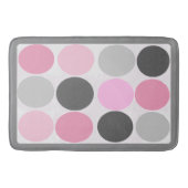 Tapis De Bain Dots funky/Fuzzy gris rose (Devant)
