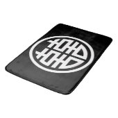 Tapis De Bain Double Happiness /Tapis de bain noir (Angle)