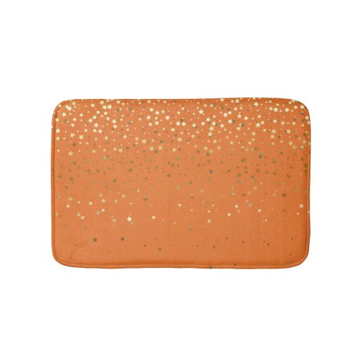 Tapis De Bain Douche dorée des étoiles (Devant)