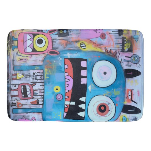 Tapis De Bain Douche Monster (Devant)