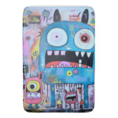 Tapis De Bain Douche Monster (devant Vertical)