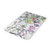 Tapis de bain doux botanique de fleur de fleur (Angle)