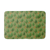Tapis De Bain Doux et absorbant thème forêt (Devant)