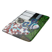 Tapis De Bain Dragon chinois de Chien carlin (Angle)