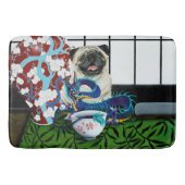 Tapis De Bain Dragon chinois de Chien carlin (Devant)