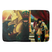 Tapis De Bain Dragon de chat de la reine égyptienne (Devant)