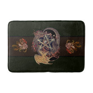 Tapis De Bain Dragon de Pentacle Art nouveau
