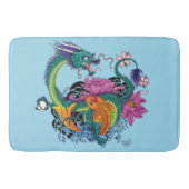 Tapis De Bain Dragon d'eau chinois Poisson Koi (Devant)