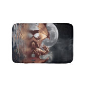 Tapis De Bain Dragon et Lune Levant Imaginaire Art Bath Mats (Devant)
