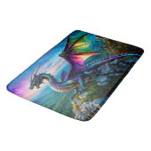 Tapis De Bain Dragon Iridescente Garde Sa Terre (Angle)
