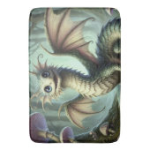 Tapis De Bain Dragon Jabberwocky Cute Imaginaire Créature Art (devant Vertical)
