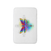 Tapis De Bain Dragonfly en arc-en-ciel (Devant (Vertical))