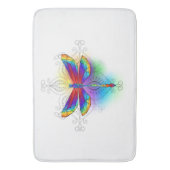 Tapis De Bain Dragonfly en arc-en-ciel (devant Vertical)