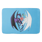 Tapis De Bain Dragons Love Heart Blue (Devant)