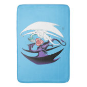 Tapis De Bain Dragons Love Heart Blue (devant Vertical)
