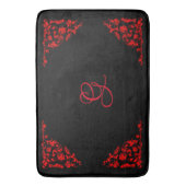 Tapis De Bain Dramatique Goth Personnalisé (devant Vertical)