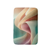 Tapis De Bain Drapé abstrait avec dégradé pastel fluide (Devant (Vertical))