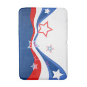 Tapis De Bain Drapeau Abstrait moderne patriotique (Devant (Vertical))