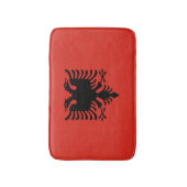 Tapis De Bain Drapeau albanais (Devant (Vertical))