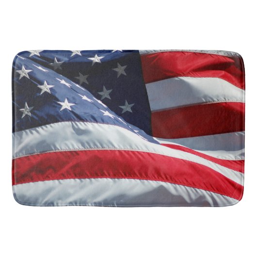 Tapis De Bain Drapeau Américain (Devant)