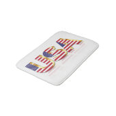 Tapis de bain drapeau américain (Angle)