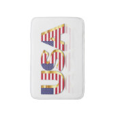 Tapis de bain drapeau américain (Devant (Vertical))