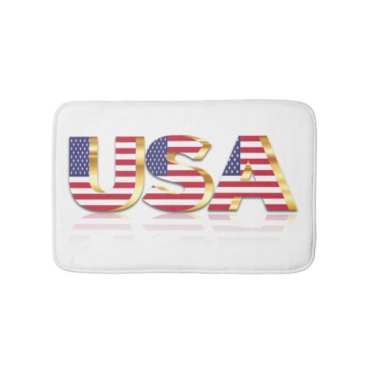 Tapis de bain drapeau américain (Devant)