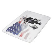 Tapis De Bain Drapeau américain de hockey (Angle)
