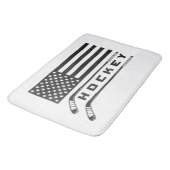 Tapis De Bain Drapeau américain Hockey Appareils - Drapeau améri (Angle)