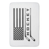 Tapis De Bain Drapeau américain Hockey Appareils - Drapeau améri (devant Vertical)