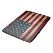 Tapis De Bain Drapeau américain patriotique rustique américain (Angle)