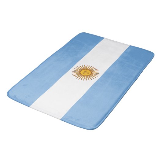 Tapis De Bain Drapeau Argentine (Angle)
