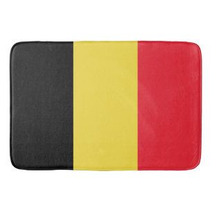 Tapis De Bain Drapeau Belgique Tricolore