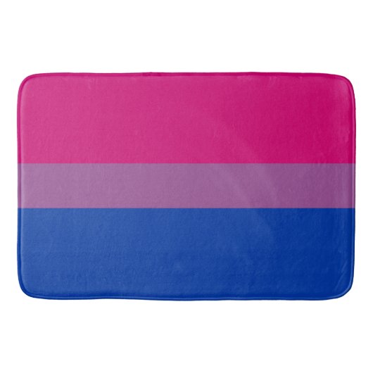 Tapis De Bain Drapeau Bisexuel Grand Format (Devant)