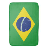 Tapis De Bain Drapeau Brésil (devant Vertical)