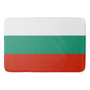 Tapis De Bain Drapeau Bulgarie tricolore