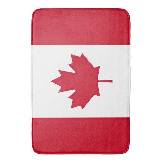 Tapis De Bain Drapeau Canada (devant Vertical)